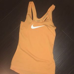 Nike XS orange tank top
